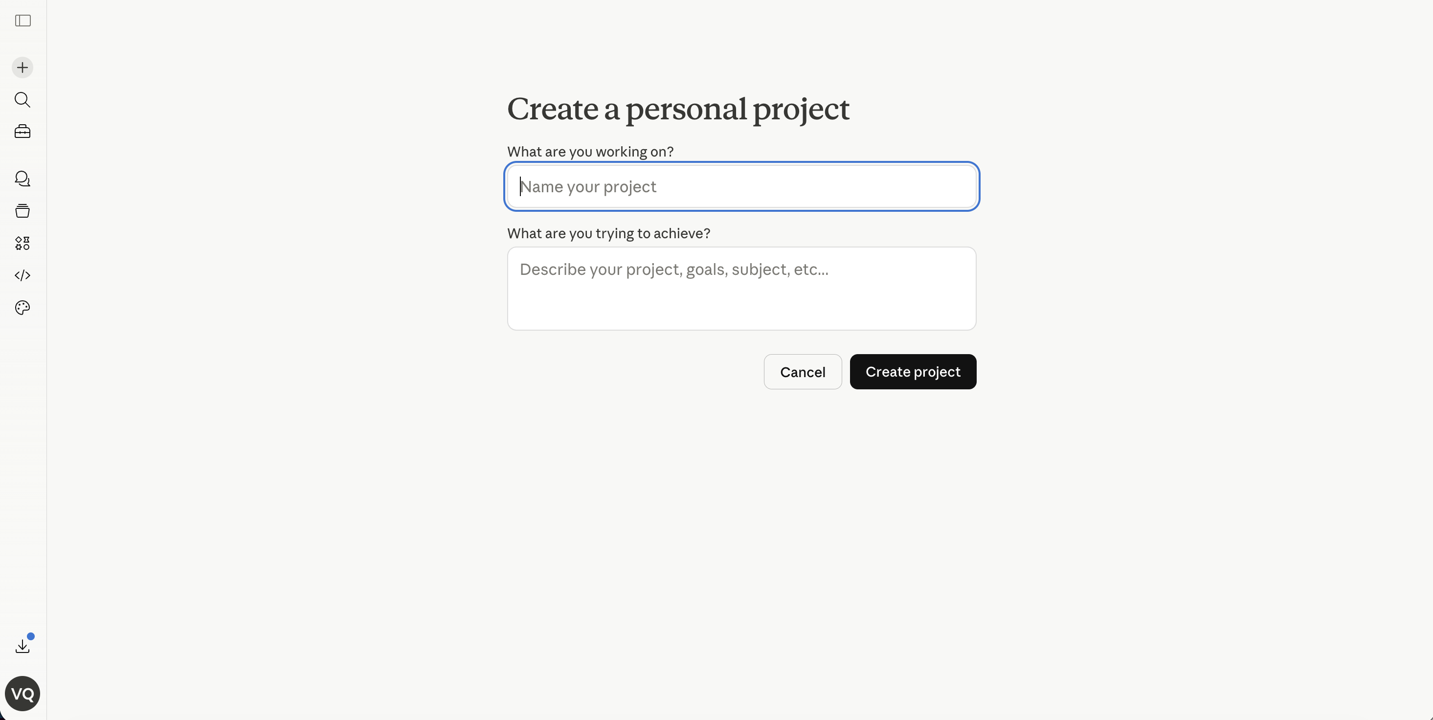 Claude Project configured with business context